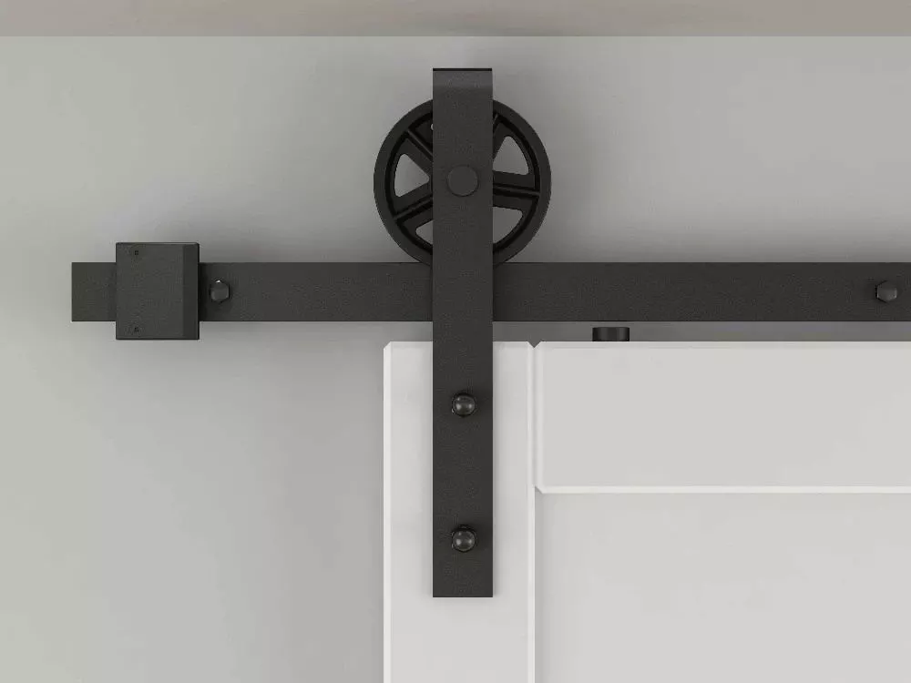 Zhiyuan rail rolling barn door hardware factory for living room-2