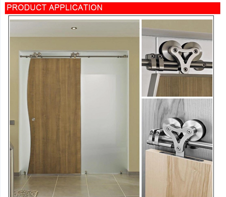 Zhiyuan stainless barn sliding door hardware suppliers for hotel-1
